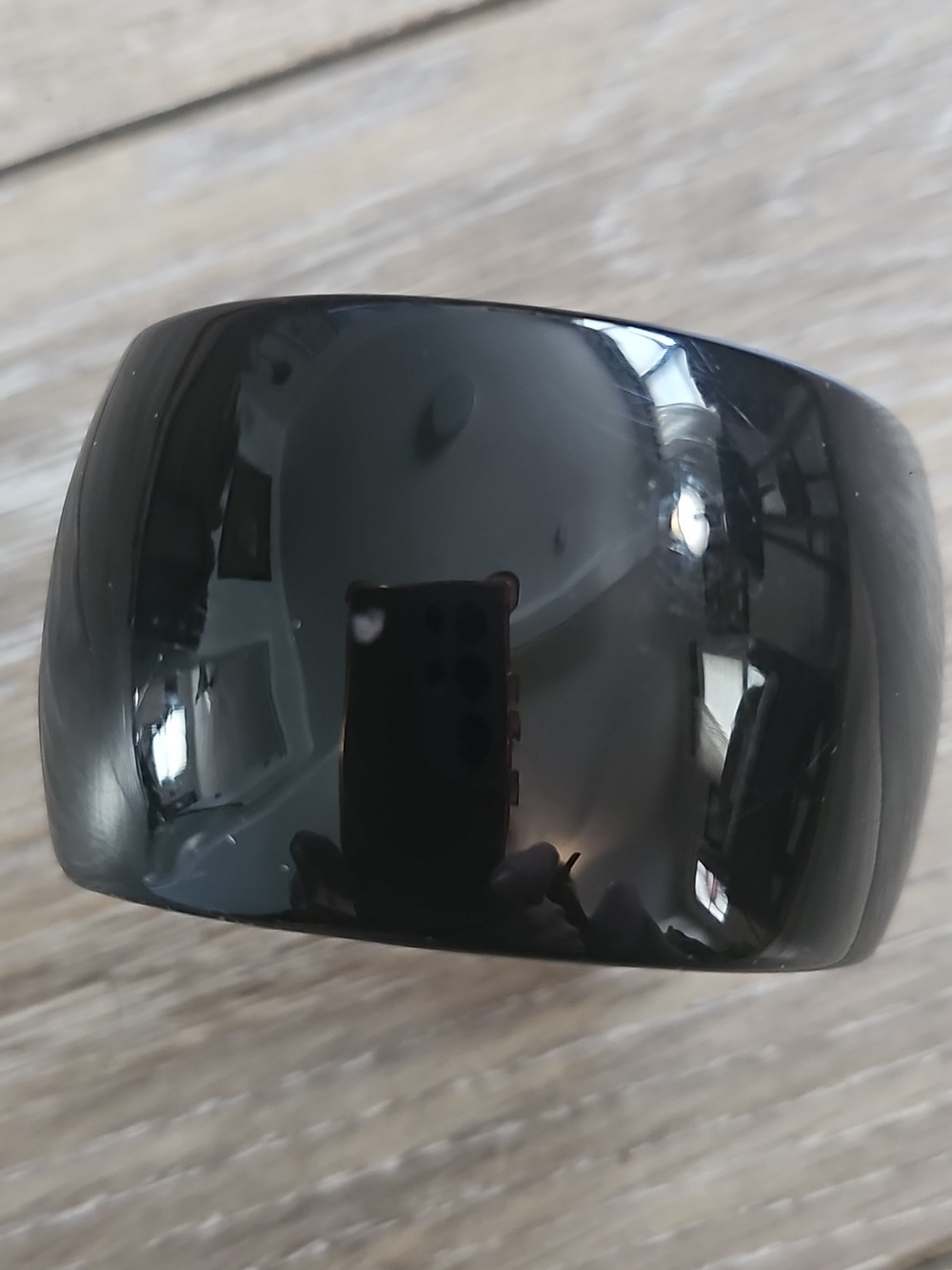 Kenneth Jay Lane Art Deco-Style Wide Cuff Braclet, Enamel & Rhinestone Medallion - Picture 11 of 15